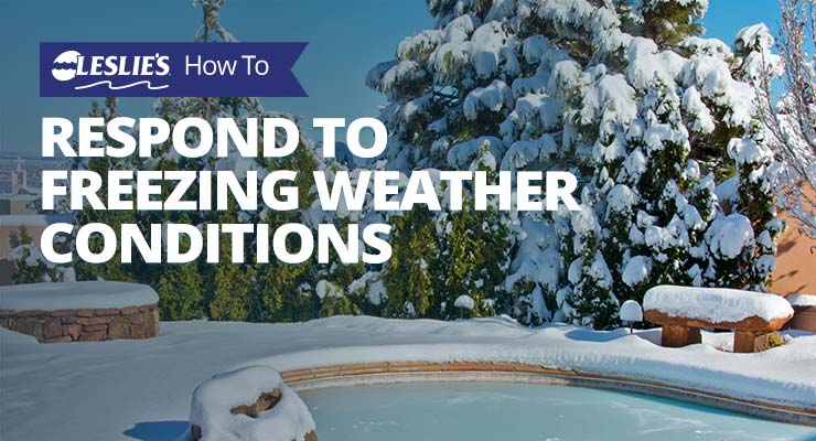 How to respond to winter freezing conditions in the swimming pool
