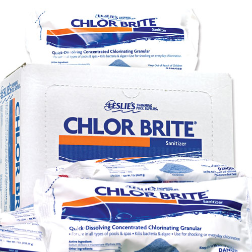 Leslie's Chlor Brite chlorine pool shock