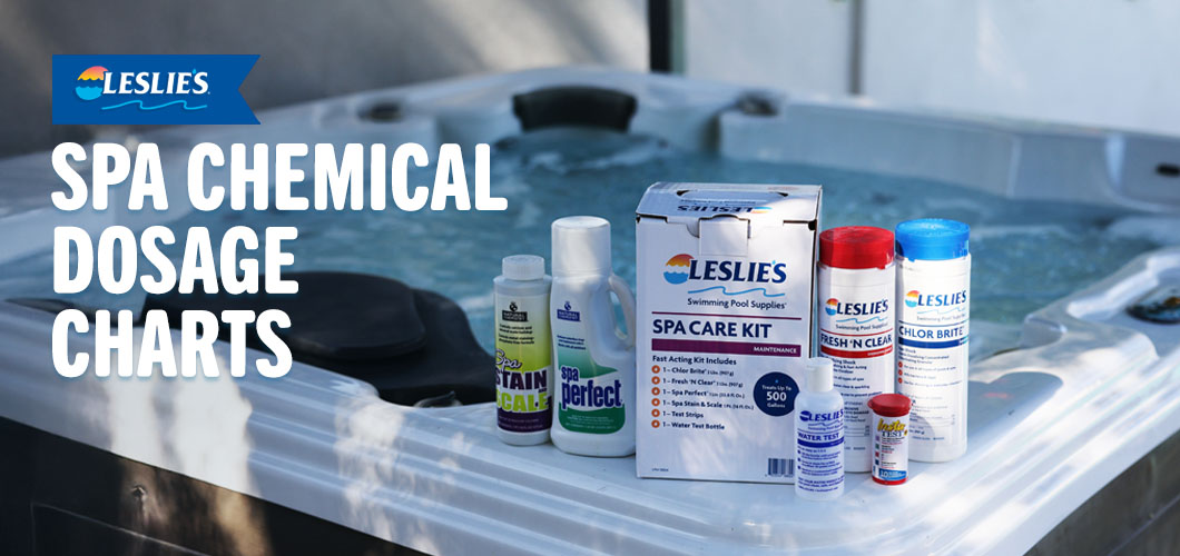 Spa Chemical Dosage Charts