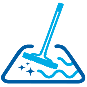 thoroughly clean the pool with a pool brush