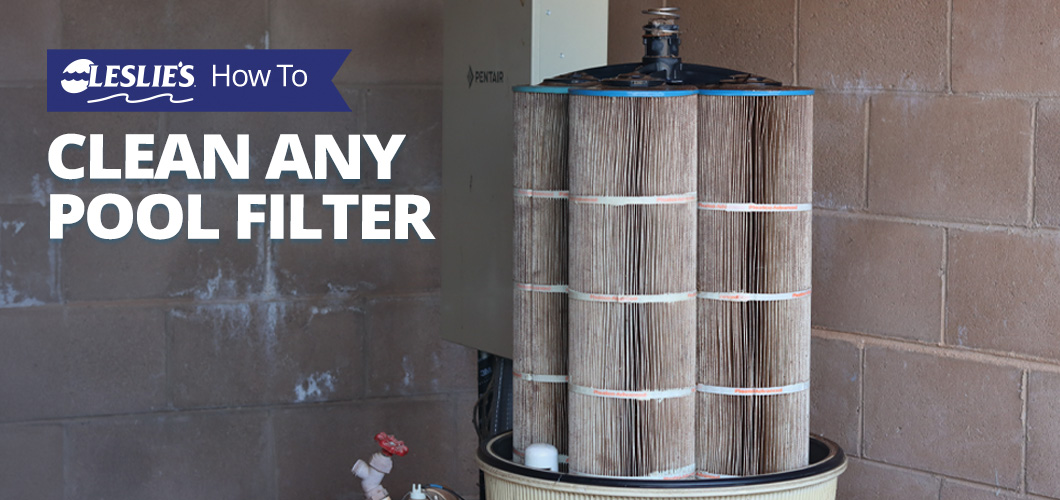 how to clean any pool filter