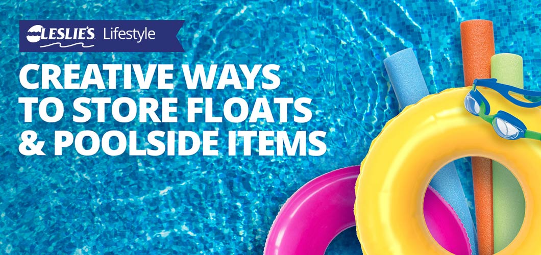 ideas to store pool floats