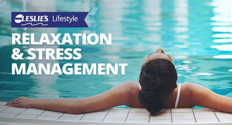 Swimming pool relaxation and stress management