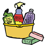only use spa cover cleaning chemicals! cleaning-chemicals