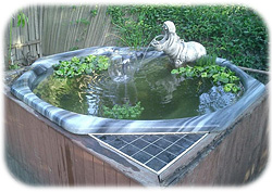 hot tub garden pond