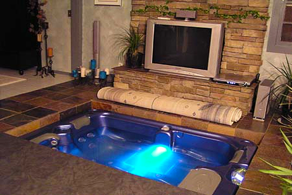 Inground on sale hot tub