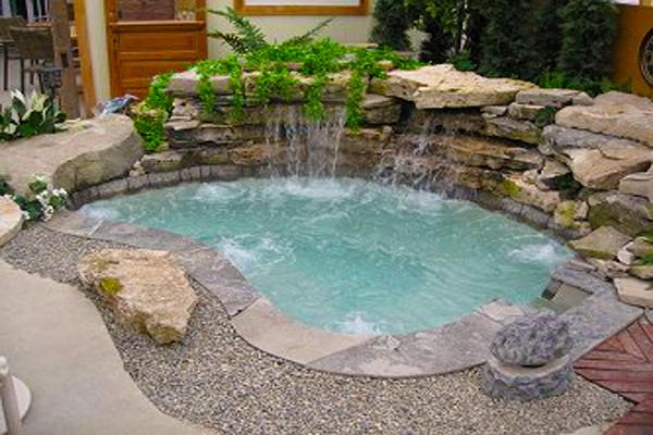 Inground Fiberglass Spa Hot Tub