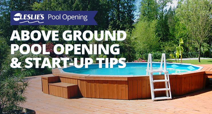 above ground pool opening