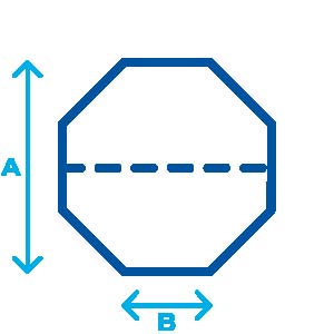 how to measure an octacgon hot tub