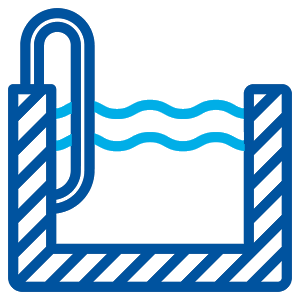 cross section of a pool