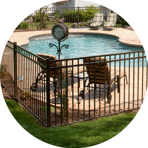 aluminum pool fence