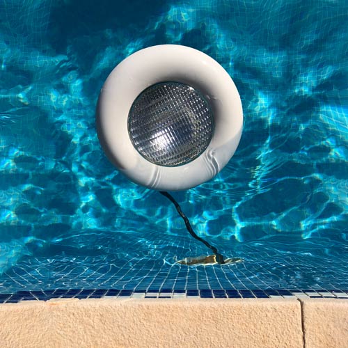 pool light at surface