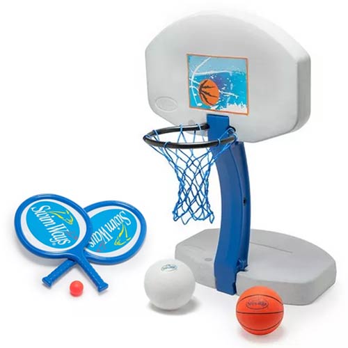 3-in-1 Pool Volleyball and Basketball Game