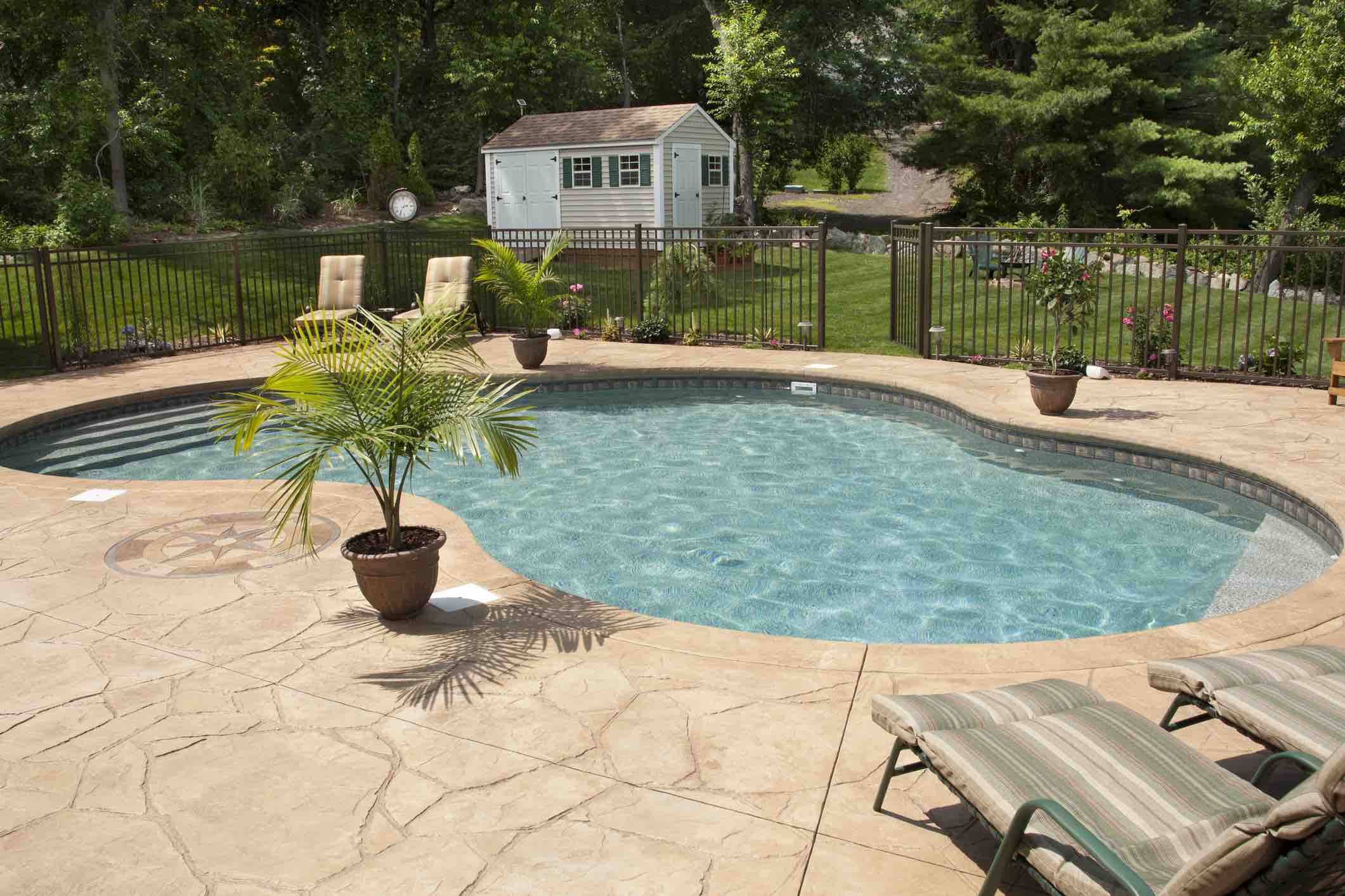 paver pool deck