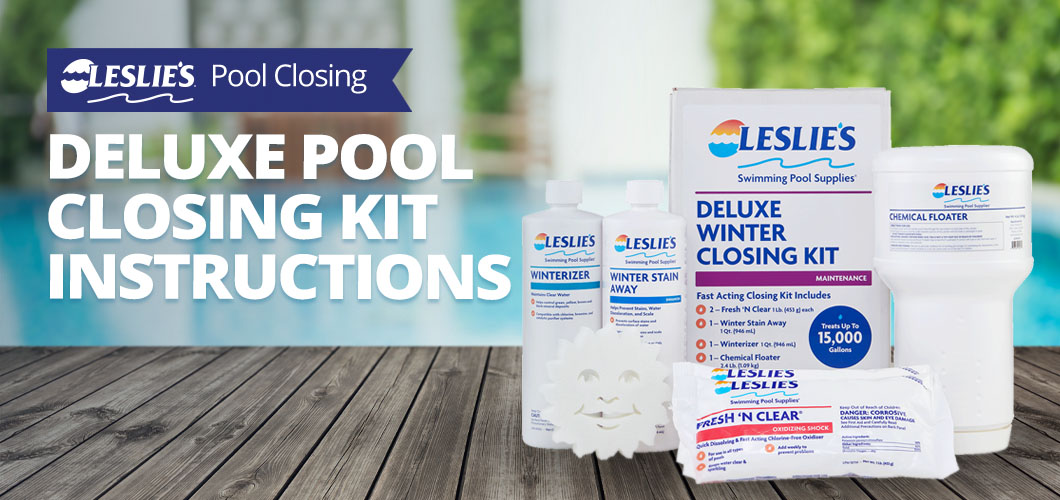 Leslie's Deluxe Pool Closing Kit Instructionsthumbnail image.