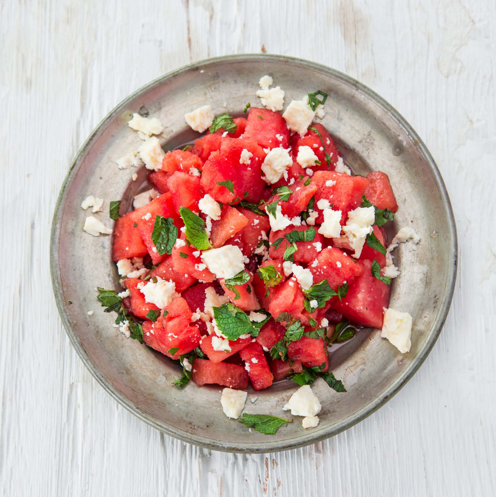 Watermelon & feta salad