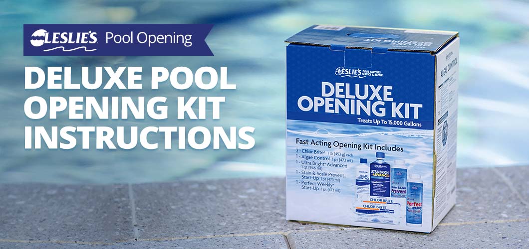 Leslie's Deluxe Pool Opening Kit