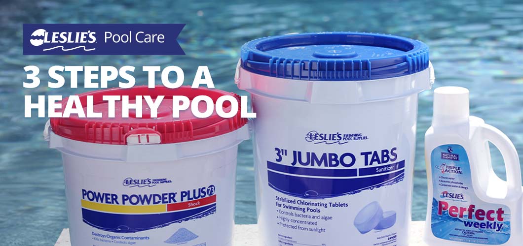 3 Steps to a Healthy Pool: Sanitize, Shock, Preventthumbnail image.