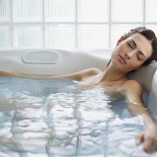 hot tubs reduce anxiety and stress