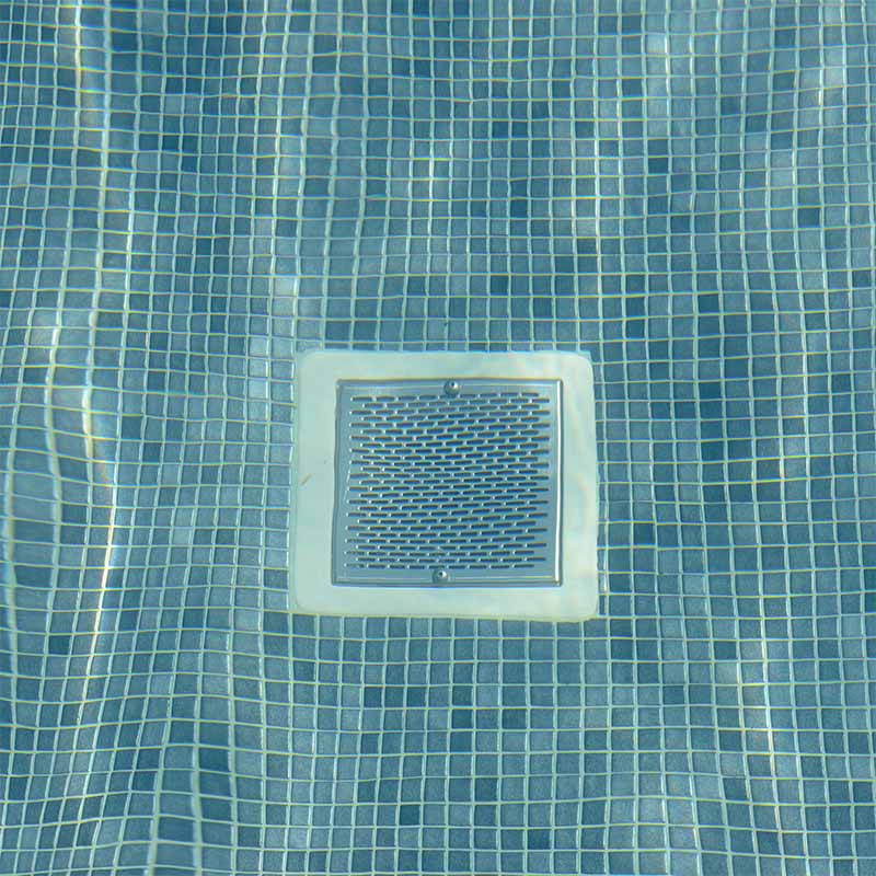 Ensure your pool drain is properly fitted and secure
