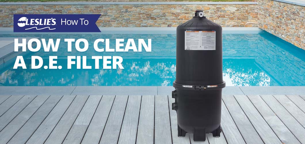 how to clean a de filter