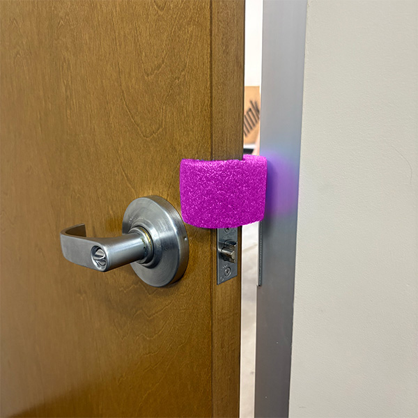 Door stop noodle hack