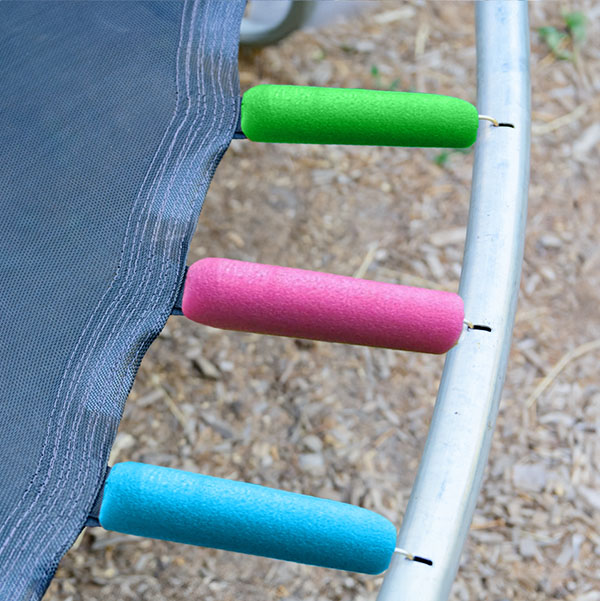 Trampoline spring guards
