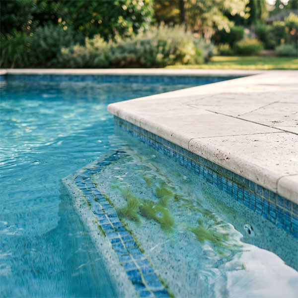 green pool algae